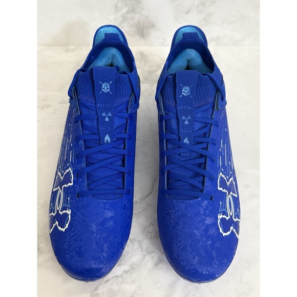 Under Armour Blur 2 MC Suede Football Cleats Royal Blue 3027978-400 Men Size 9.5 main image 5